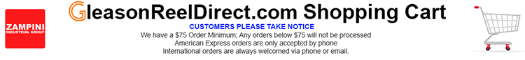 GleasonReelDirect.com Shopping Cart